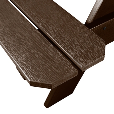 Close-up of wood slat corner showing edge profile.