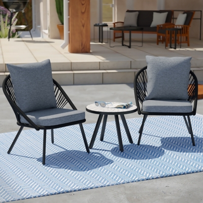 Southern Enterprises Delver 3-Piece Outdoor Seating Set, , rollover