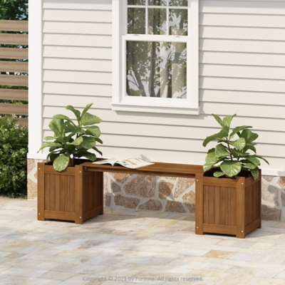 Furinno Tioman Outdoor Hardwood Planter Box, , rollover