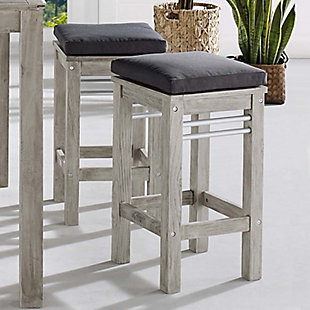 Modway Wiscasset Outdoor Weather Resistant Bar Stool (Set of 2), , rollover