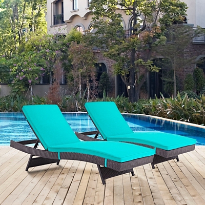 Convene outdoor discount patio chaise modway