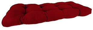 Jordan Manufacturing 44" Outdoor Weather Resistant Loveseat Cushion, Husk Texture Berry, large