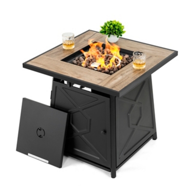 Nuu Garden Outdoor Fire Pit Table, , large