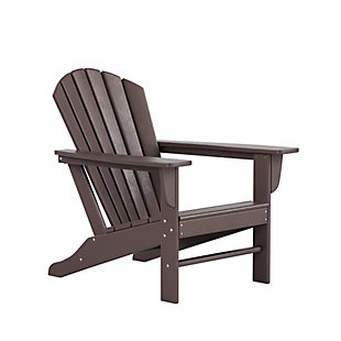 Westin Outdoor Elger Adirondack Chair, Dark Brown, large