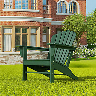 Westin Outdoor Elger Adirondack Chair, Dark Green, rollover