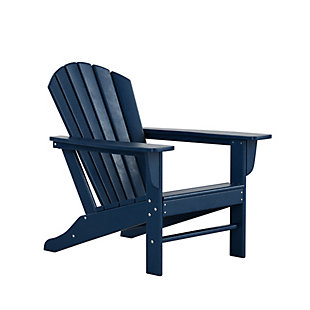 Westin Outdoor Elger Adirondack Chair, Navy Blue, large