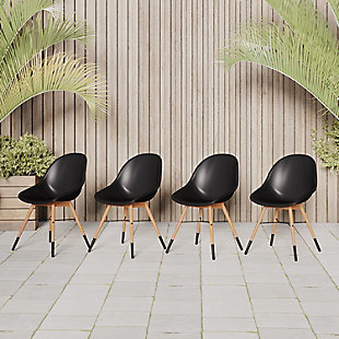 Amazonia Set of 4 Patio Dining Chairs, , rollover