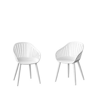 Amazonia Set of 2 Patio Dining Chairs, , large