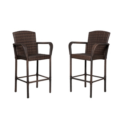 Westin Outdoor Havenbrook 47” Bar Stool (Set of 2), Brown, large