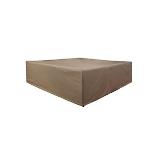 Westin Outdoor Shadyglen 90" Heavy Duty Water Resistant Patio Set Cover, Brown, large