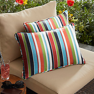 Sunbrella Outdoor Pillows (Set of 2), Multi, rollover