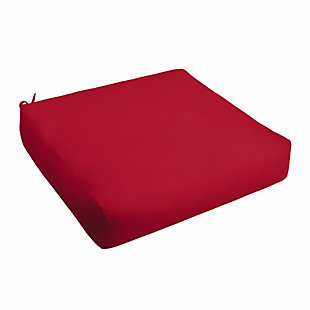 Superior Outdoor Deep Seating Sofa Pillow and Cushion Set - Crimson, Red, large