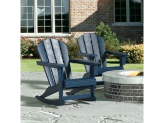 Venice Outdoor Adirondack Rocking Chairs (Set of 2)
