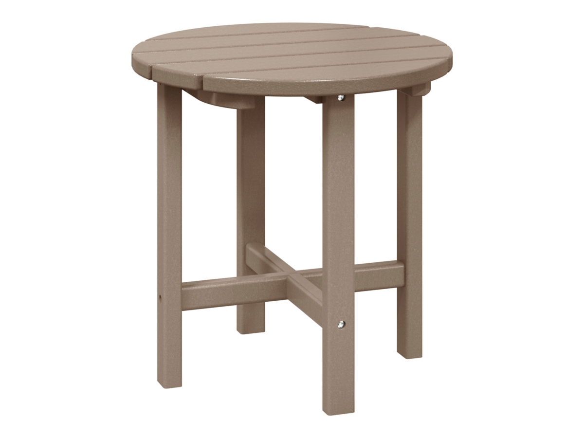 サイドテーブル・ナイトテーブル・ローテーブル ACME Furniture GRANDVIEW SIDE TABLE White Square Outdoor Side Table, 2-Tier Space End Table