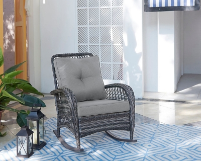 Rocking patio chairs online with cushions