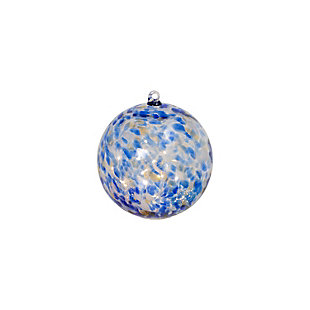 GIL 5.75-in H Battery Operated Blue Handblown Glass Sphere, , large