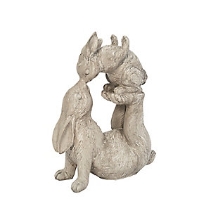 GIL 14.5-in Tall Kissing Bunnies Statue, , large