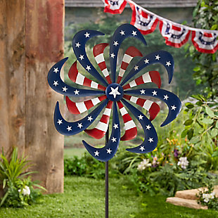 GIL 63-in H Metal Americana Wind Spinner, , rollover