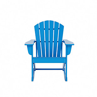 Bayview Classic Seashell Rocking Chair, Pacific Blue, large