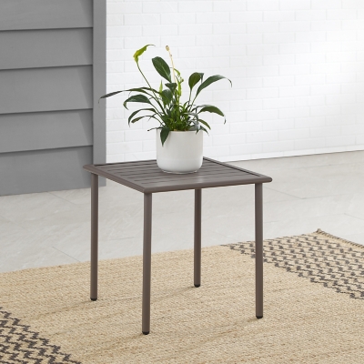 Cali Bay Outdoor End Table, Light Brown