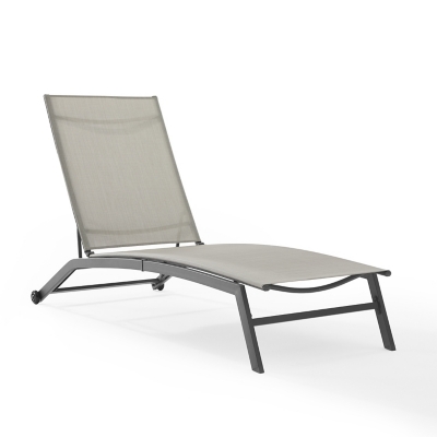 Weaver Outdoor Sling Chaise Lounge, , large