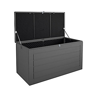 COSCO 180 Gallon Outdoor Storage Box, Black, large