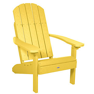 Bahia Verde Outdoors Cape Classic Adirondack Chair, Sunbeam Yellow, large