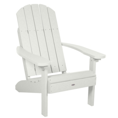 Bahia Verde Outdoors Cape Classic Adirondack Chair, Coconut White, large