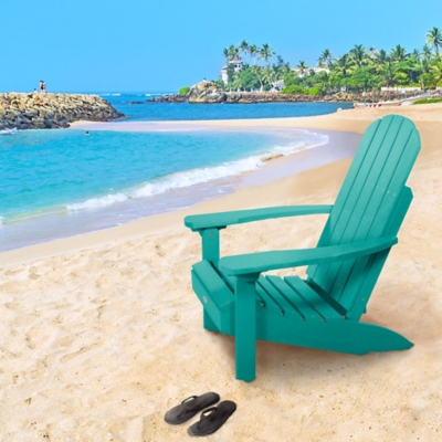 Bahia Verde Outdoors Cape Classic Adirondack Chair, Seaglass Blue