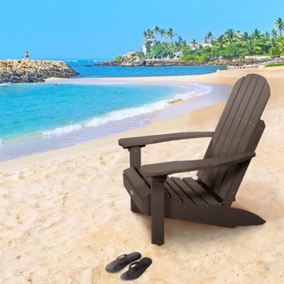 Bahia Verde Outdoors Cape Classic Adirondack Chair, Mangrove Brown, rollover
