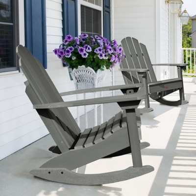 Highwood USA Classic Westport Adirondack Rocking Chair, Coastal Teak