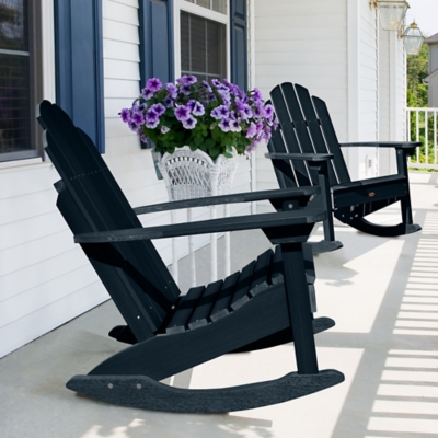 Highwood USA Classic Westport Adirondack Rocking Chair, Federal Blue