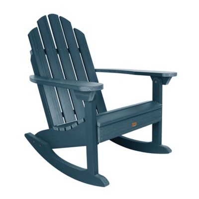 Highwood USA Classic Westport Adirondack Rocking Chair, Nantucket Blue, large