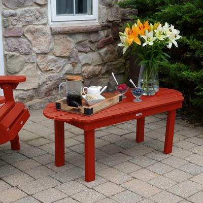 Highwood USA Westport Coffee Table, Rustic Red