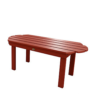 Highwood USA Classic Westport Coffee Table, Rustic Red, large