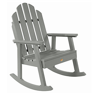 Highwood USA Classic Westport Garden Rocking Chair, Coastal Teak, large