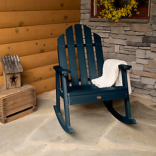 Highwood USA Classic Westport Garden Rocking Chair, Federal Blue, rollover