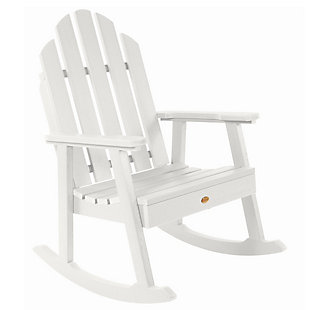 Highwood USA Classic Westport Garden Rocking Chair, White, large