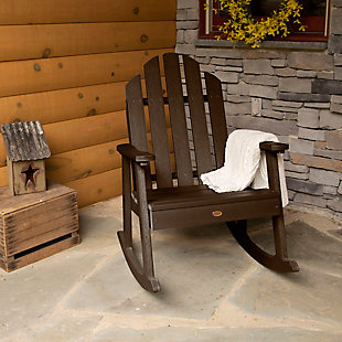 Highwood USA Classic Westport Garden Rocking Chair, Weathered Acorn, rollover