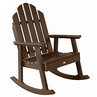Highwood USA Classic Westport Garden Rocking Chair, Weathered Acorn, large