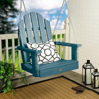 Highwood USA Classic Westport Single Seat Swing, Nantucket Blue