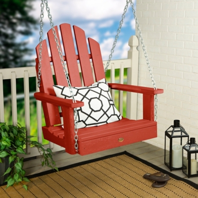 Highwood USA Classic Westport Single Seat Swing, Rustic Red