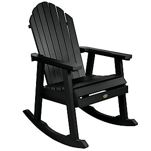 Highwood USA Hamilton Rocking Chair, Black, large