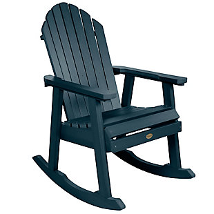 Highwood USA Hamilton Rocking Chair, Federal Blue, large