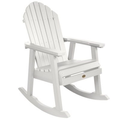 Highwood USA Hamilton Rocking Chair, White, large