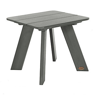 Highwood USA Italica Modern Side Table, Coastal Teak, large
