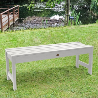 Highwood USA Lehigh 4-Foot Picnic Bench, White