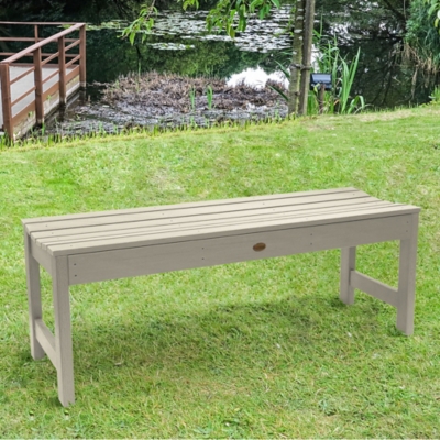 Highwood USA Lehigh 4-Foot Picnic Bench, Whitewash