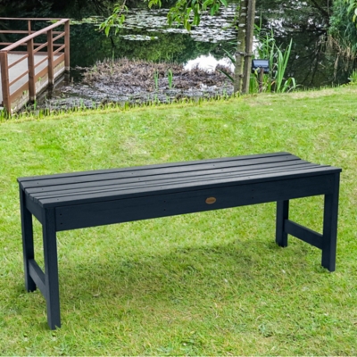 Highwood USA Lehigh 4-Foot Picnic Bench, Federal Blue