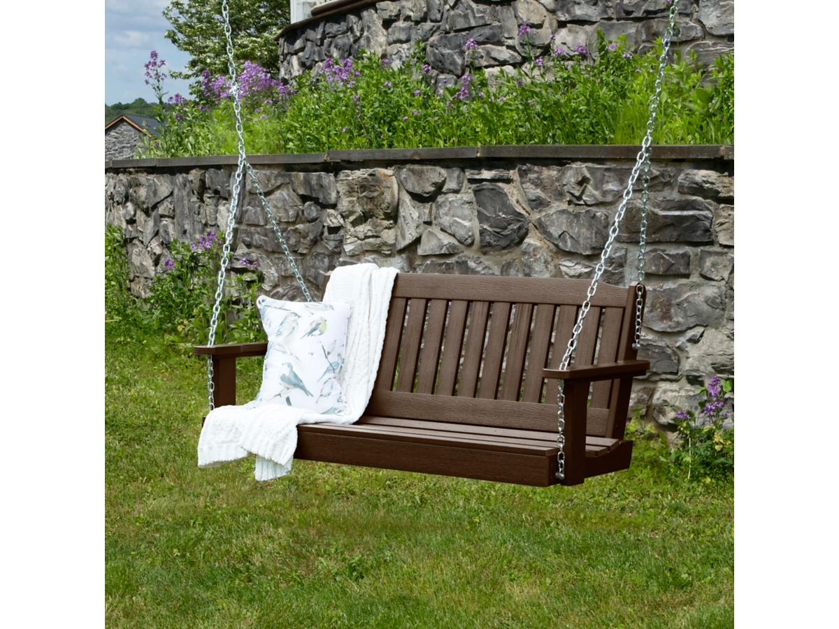 Highwood USA Lehigh 4-Foot Porch Swing Ashley
